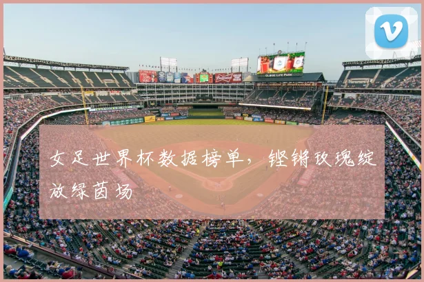 女足世界杯数据榜单，铿锵玫瑰绽放绿茵场